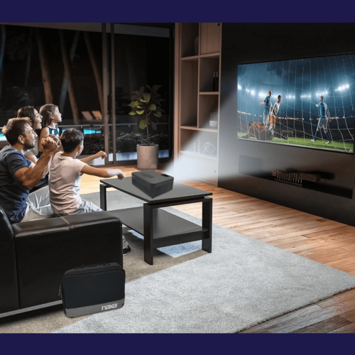 Naxa 150" Home Theater LCD Projector Combo - Refurbished
