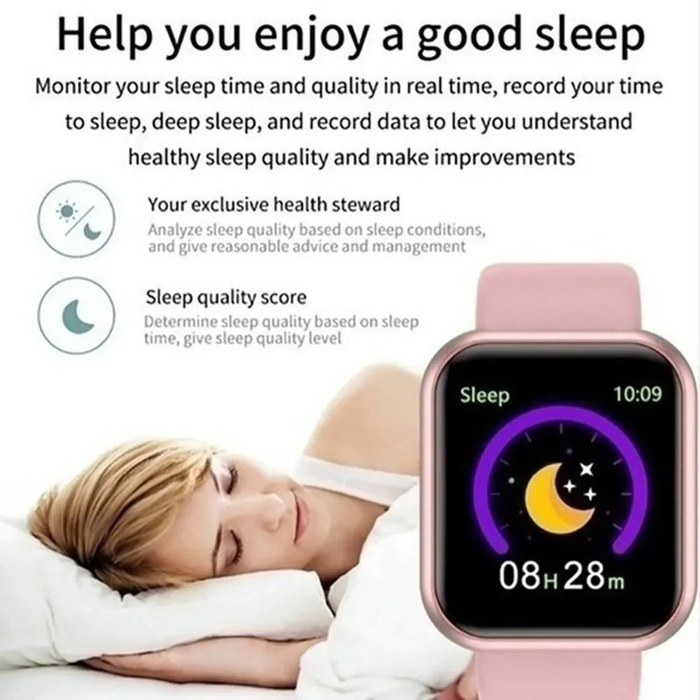 Smartwatch Y68 D20 | Bluetooth, Fitness e Monitor de Saúde