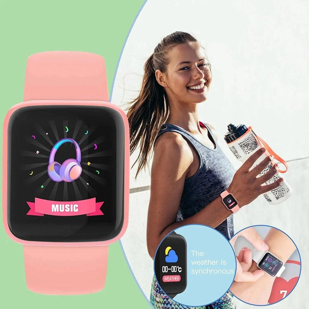 Smartwatch Y68 D20 | Bluetooth, Fitness e Monitor de Saúde