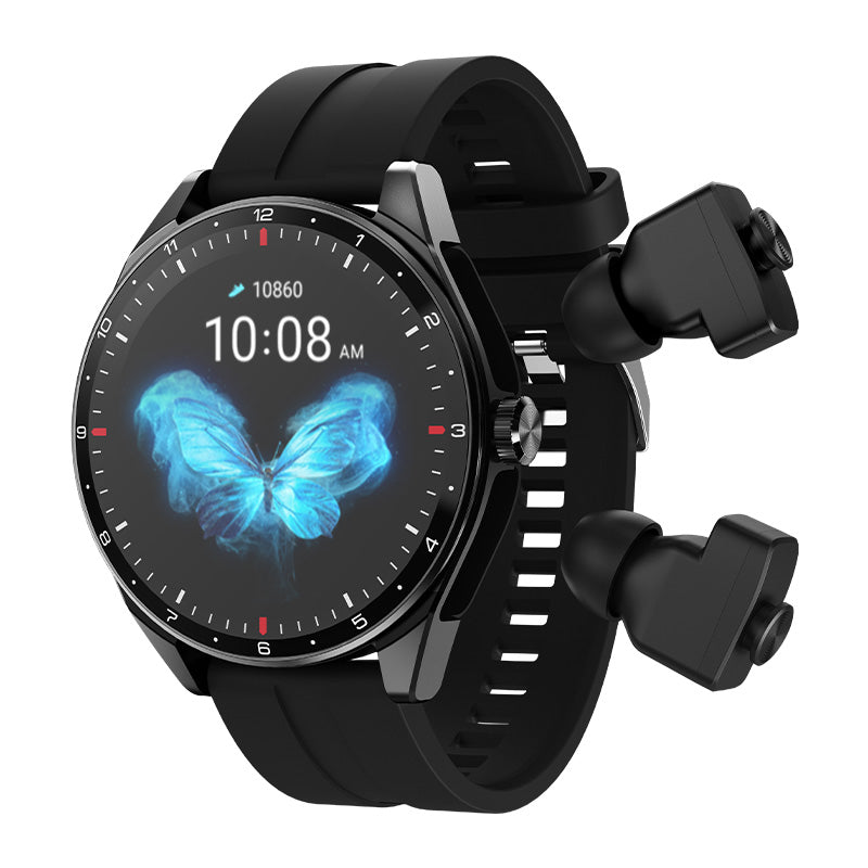 Smartwatch 2-em-1 com Auriculares Bluetooth | Ecrã HD 1.39"