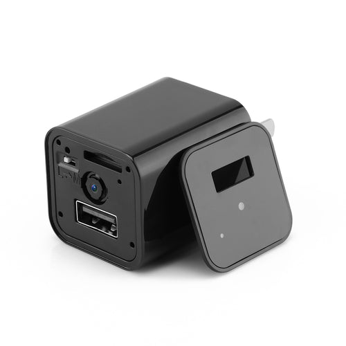 Câmara Espião HD 1080P | Carregador USB Disfarce | Segurança Casa