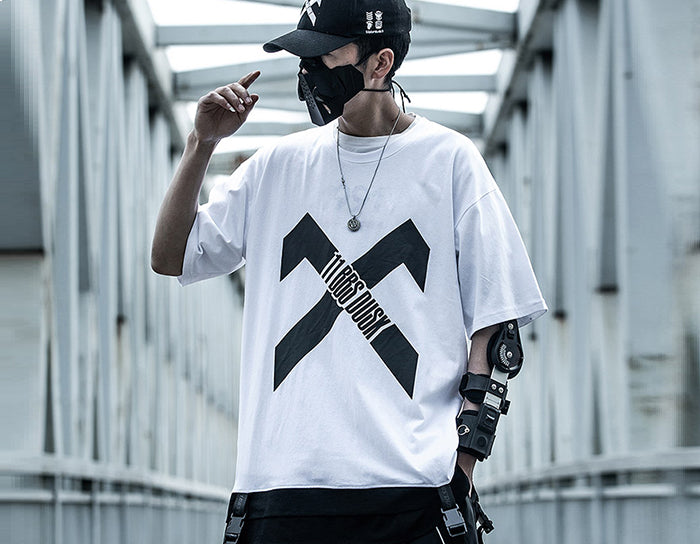 T-Shirt Hip Hop Streetwear | Oversized Harajuku | Homem Verão