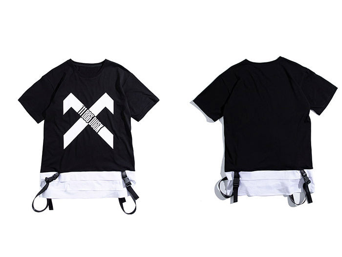 T-Shirt Hip Hop Streetwear | Oversized Harajuku | Homem Verão