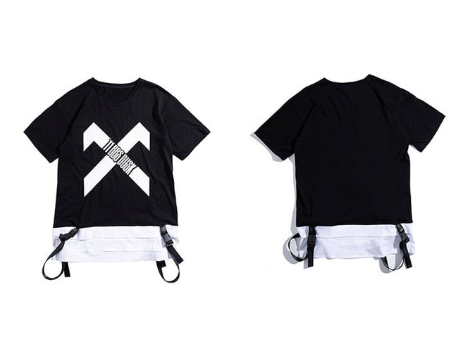 T-Shirt Hip Hop Streetwear | Oversized Harajuku | Homem Verão