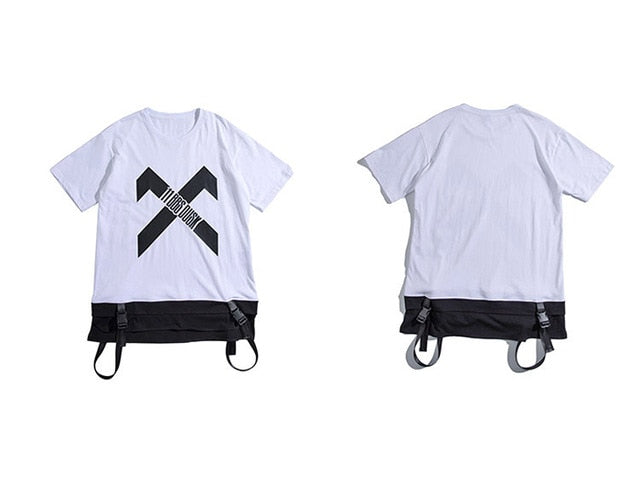 T-Shirt Hip Hop Streetwear | Oversized Harajuku | Homem Verão