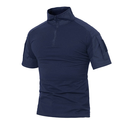 T-Shirt Tática Militar Camuflagem | Airsoft Paintball | Homem Verão