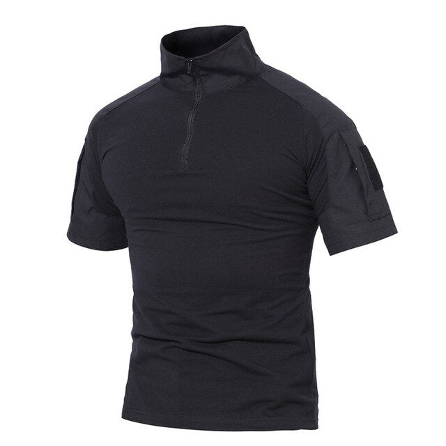 T-Shirt Tática Militar Camuflagem | Airsoft Paintball | Homem Verão