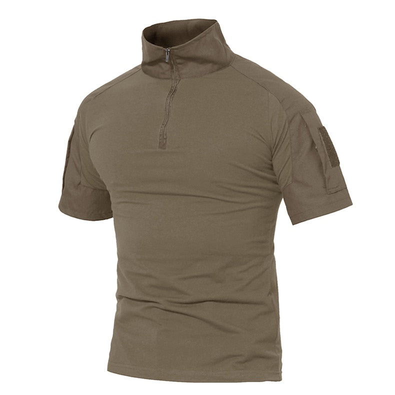 T-Shirt Tática Militar Camuflagem | Airsoft Paintball | Homem Verão