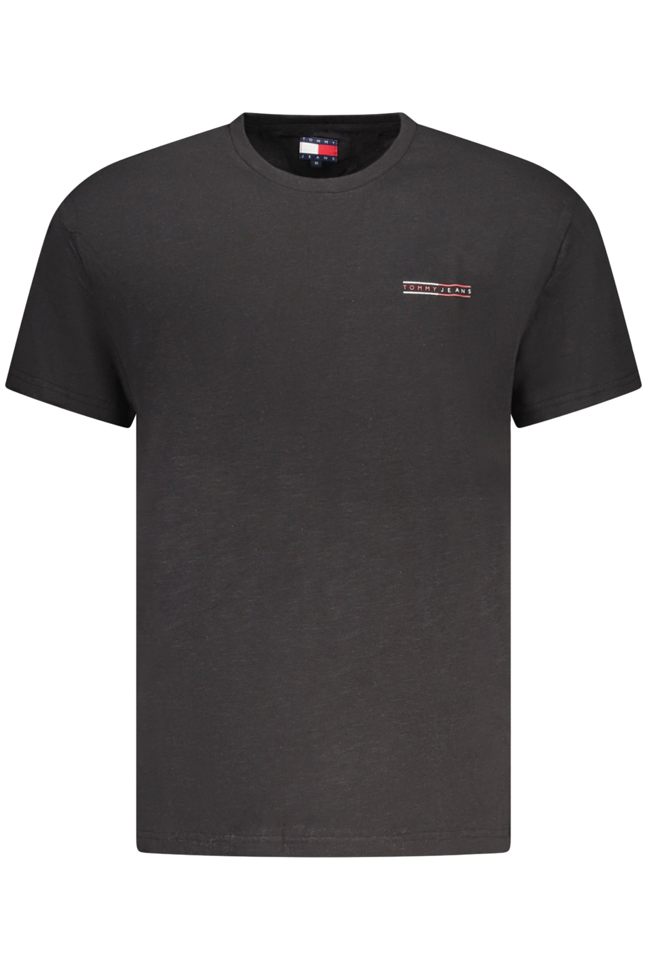 T-Shirt Tommy Hilfiger Preta | Manga Curta | Homem